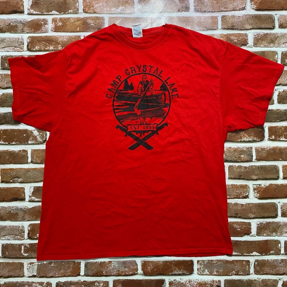 Friday the 13th Camp Crystal Lake Red Shirt